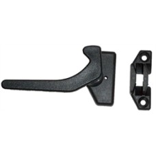 Polifix Caravan Window Lever Lock Catch Black SC386C2